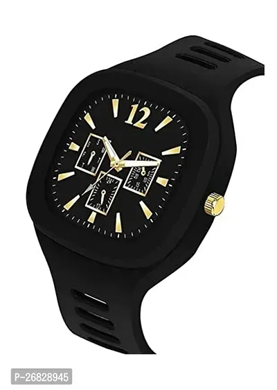 Black Miller analog Watch For Men Pack Of 1-thumb4