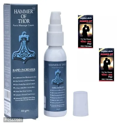 HAMMER OF THOR MALE ENHANCEMENT OIL AYURVEDIC OIL 30 ML+ 2 PCS POWER-UP(COMBO2)