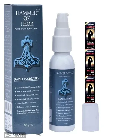 HAMMER OF THOR MALE ENHANCEMENT OIL AYURVEDIC OIL 30 ML+ 3 PCS POWER-UP(COMBO4)