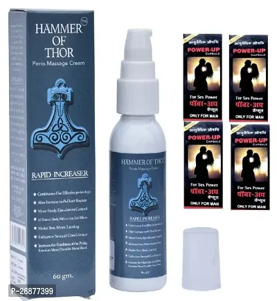 HAMMER OF THOR MALE ENHANCEMENT OIL AYURVEDIC OIL 30 ML+ 4 PCS POWER-UP(COMBO5)