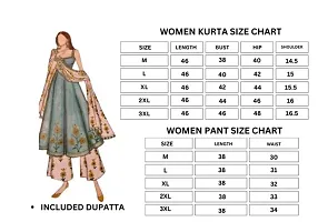 Stylish White Viscose Rayon Kurta Bottom Dupatta Set For Women-thumb3