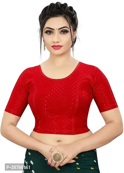 Classic Cotton Lycra Embellished Blouses for Women