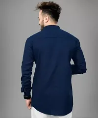 Cotton plain casual shirts for men-thumb1
