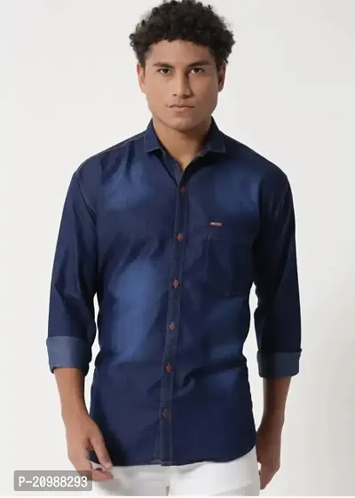 Denim Shirt For Men-thumb0