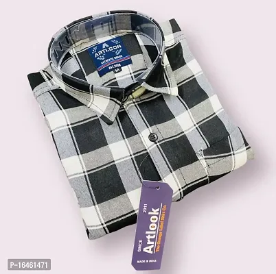 solid Cotton Casual Shirt for men-thumb0