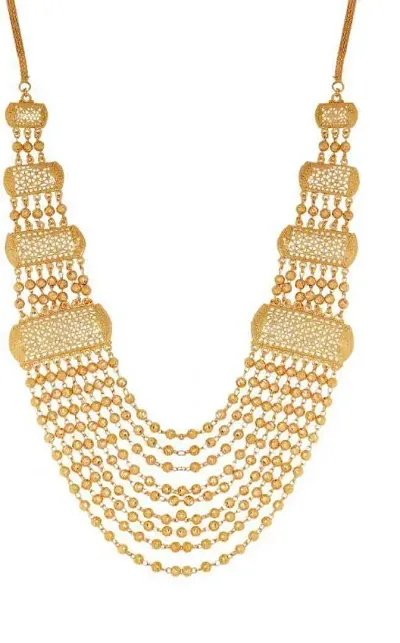 Traditional Plated Layer Adjustable Jewellery Long Set For Women