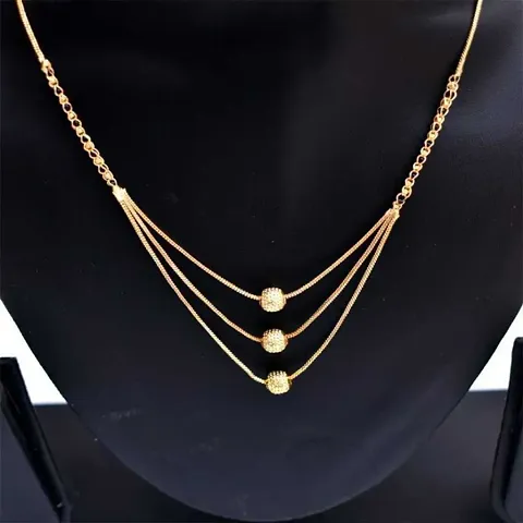 Attractive Stylish Look Gold Plated Necklace