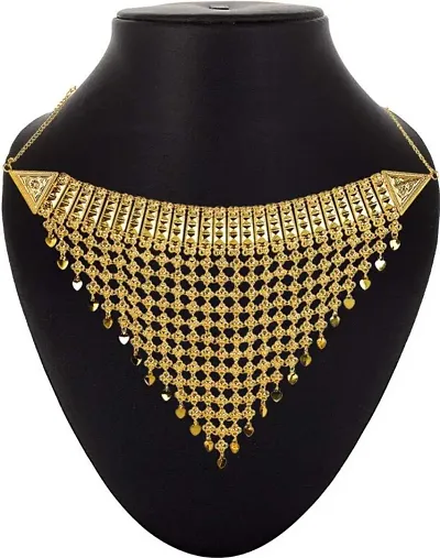 Trendy Plated Mogal Long Necklace For Women