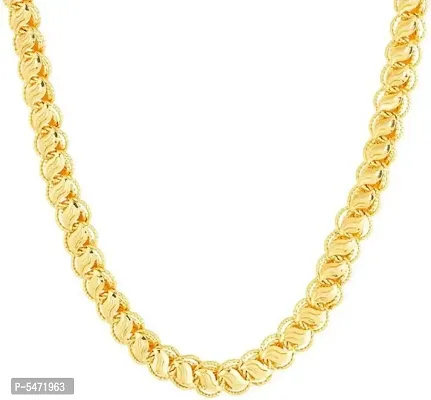 Stylish Gold Plated Brass Chain 19Inch-thumb2