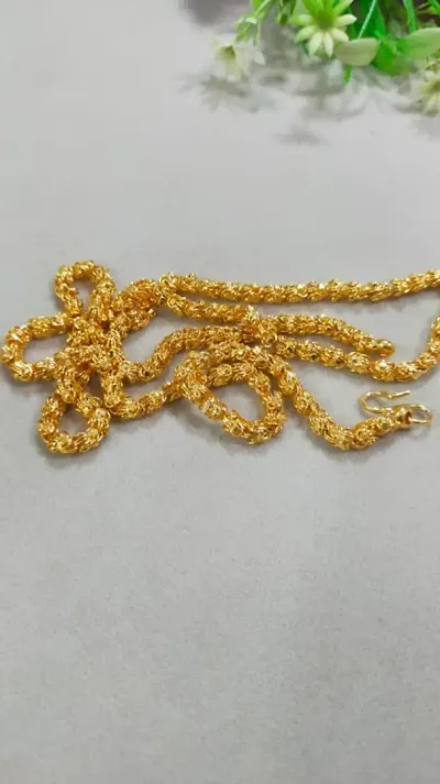 Designer Golden Layered Chain