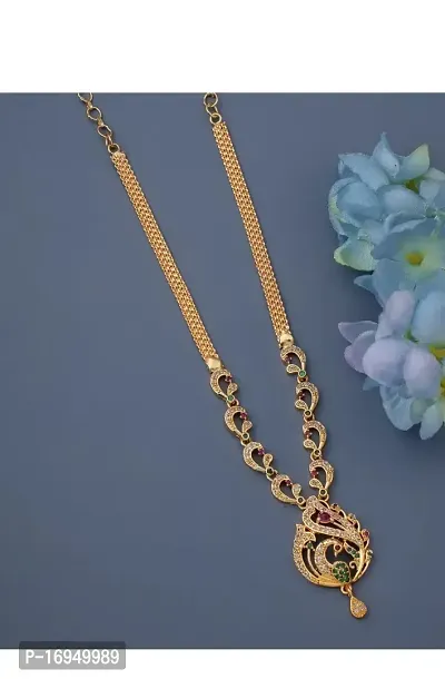 Gold plated AD mop set  necklace-thumb0