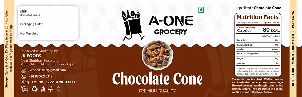 A-One Grocery Choco Cone Tasty Crunchy Waffles, 100 G-thumb3