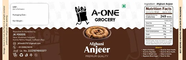 A-ONE GROCERY Dried Afghani Anjeer | Rich Source of Fibre Calcium  Iron-thumb3