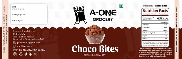 A-One Grocery Crunchy Choco Bites Jar, 500 G-thumb3