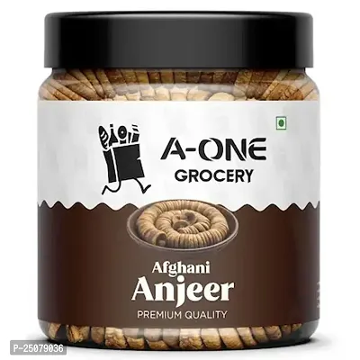 A-ONE GROCERY Dried Afghani Anjeer | Rich Source of Fibre Calcium  Iron | 250g-thumb0