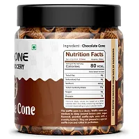 A-One Grocery Chocolate Cone Tasty Crunchy Wafer Rolls, 250 G-thumb2