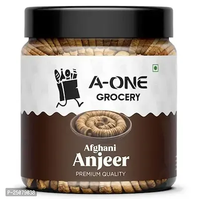 A-ONE GROCERY Dried Afghani Anjeer | Rich Source of Fibre Calcium  Iron | 500g-thumb0