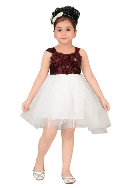 WILD EMPIRE Baby Girls Above Knee Festive/Wedding Dress