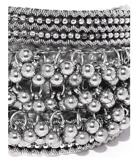 PUJVI fashions Oxidised Ghungroo Bracelet for womens and girls [Oxidised Ghungroo Bracelet]-thumb2