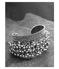 PUJVI fashions Oxidised Ghungroo Bracelet for womens and girls [Oxidised Ghungroo Bracelet]-thumb4