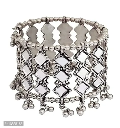 PUJVI Fashions Oxidised Antique Mirror Bracelet For Womens and Girls [Miror Bracelet]-thumb0