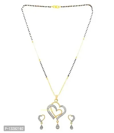 Double Heart Mangalsutra