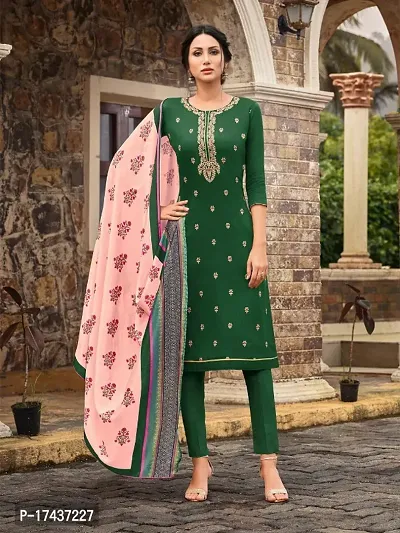 New Stylish Cotton Silk Embroidered Work Salwar Suit for Womens