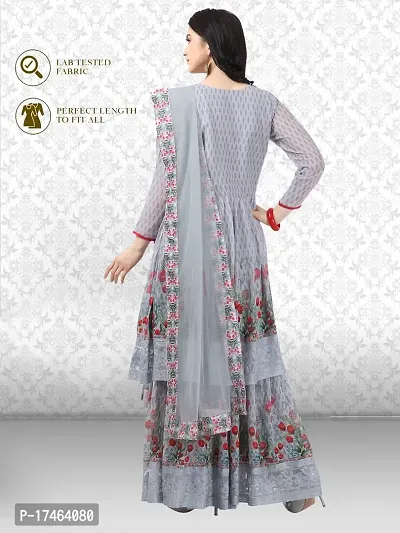 New Design Latest Designer Printed  Stone Work Georgette Sharara Suit Material With Phulkari Dupatta for Womens-thumb2