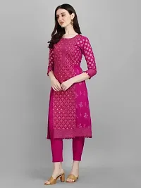 Classic Cotton Geometric Print Kurta Bottom Set for Women-thumb4