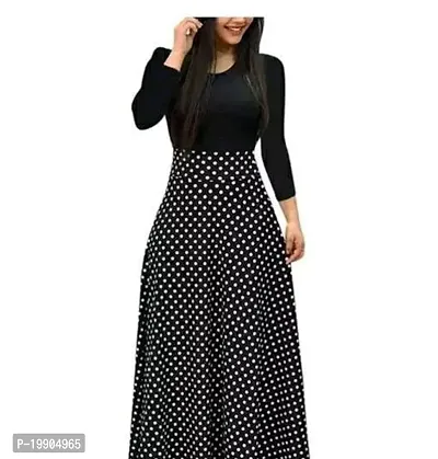 Stylish Fancy Designer Crepe Printed Dresses For Women-thumb0