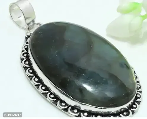 Shimmering Black Alloy American Diamond Pendant For Women-thumb0