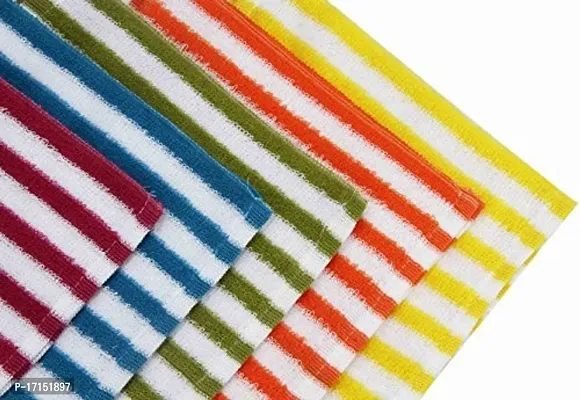 Skumars Love Touch Cotton Face Towel Set (Pack of 12) Multicolour-thumb4