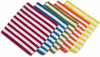 Skumars Love Touch Cotton Face Towel Set (Pack of 12) Multicolour-thumb2