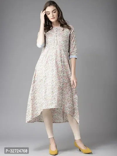 Fancy Cotton Printed Kurtas For Women-thumb0