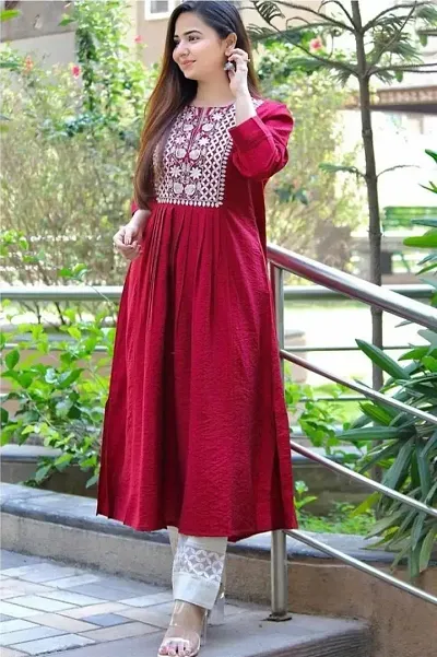 Stylish Banglori Silk Kurta Bottom Set For Women