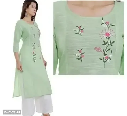 Fancy Cotton Kurtas For Women-thumb0