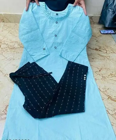 Trendy Kurta Bottom Set