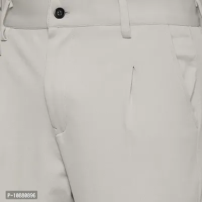 Flynoff Men's Slim Fit Polyester Blend Pant (FNF0117-SLV-M_Silver_30)-thumb5