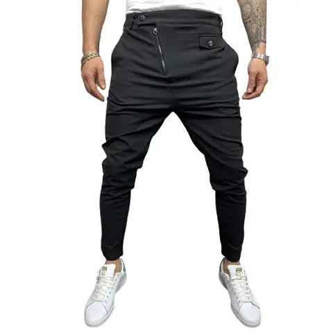Buy Flynoff Men's White Relaxed Fit Joggers Online at Bewakoof