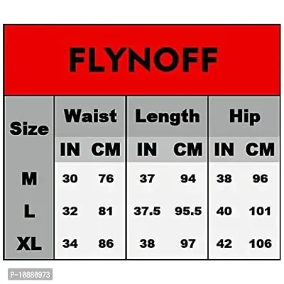 FLYNOFF Blue Solid Stretchable Tailored Fit Ankle Length Men's Track Pant-thumb4