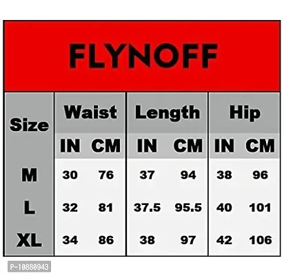 FLYNOFF Black Solid 4Way Lycra Tailored Fit Ankle Length Men's Track Pant-thumb2