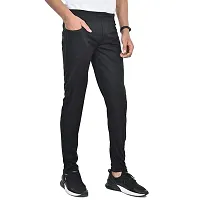 FLYNOFF Solid 4Way Lycra Tailored Fit Ankle Length Men's Pant-thumb1