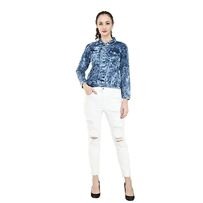 Fashion Hub women blue Denim jacket
