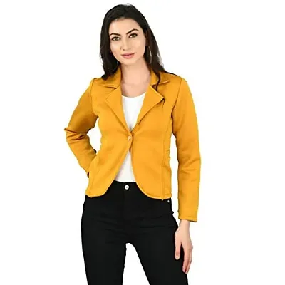 Teekhi Girl Women's Solid Sandwich Winter Full Sleeves Jacket