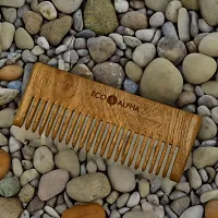 Eco Alpha CLASSIC-Blend of Tradition and Purity Neem Wood Hair Comb-thumb1