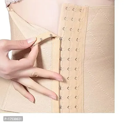 Womenrsquo;s Cotton Lycra Tummy Control 4-in-1 Blended High Waist Tummy  Thigh belt  Shapewear-thumb0