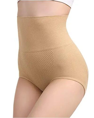 Womenrsquo;s Lycra Tummy Control 4-in-1 Blended High Waist Tummy Thigh Shapewear