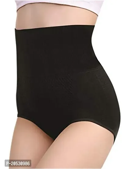 Womenrsquo;s Cotton Lycra Tummy Control 4-in-1 Blended High Waist Tummy  Thigh Shapewear-thumb0