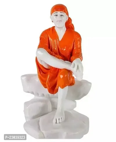 Orange Sai Baba Idols Saibaba Statue White