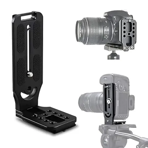 Camera Mounting Plate, Dual Camera, Quick Release, L-Type